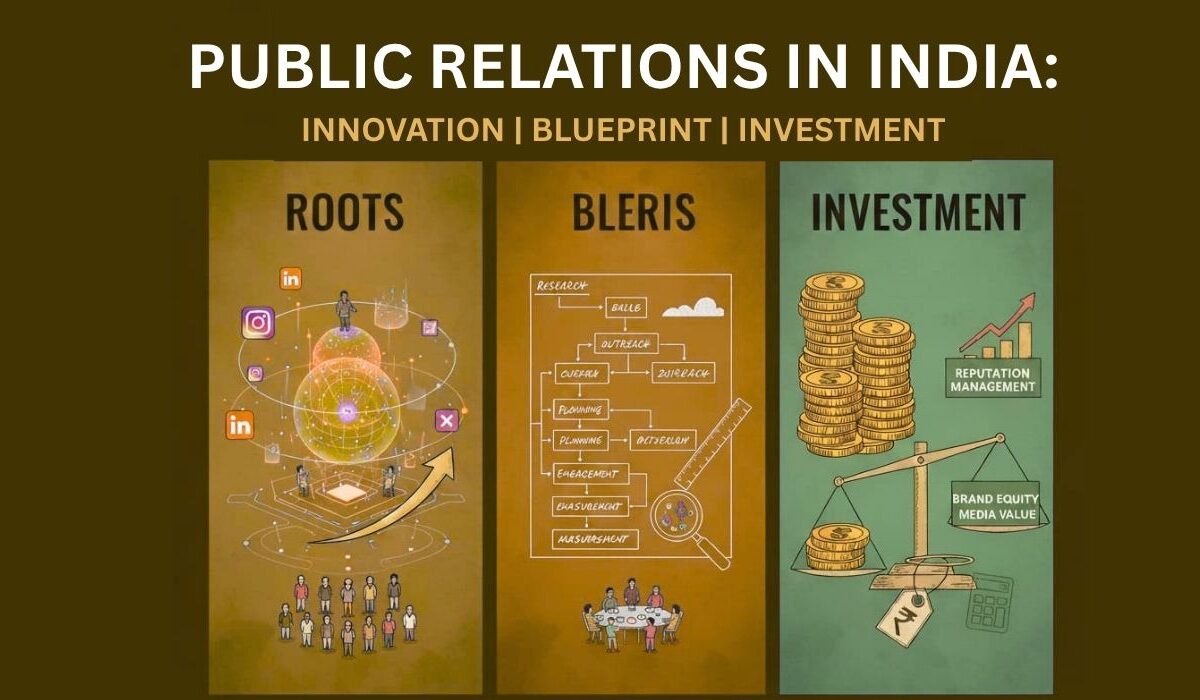 An Image graphic for public relations in India